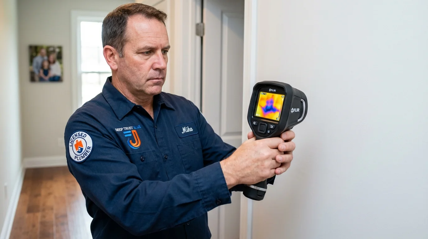 Thermal imaging leak detection by Johns Plumbing LLC in Blountstown